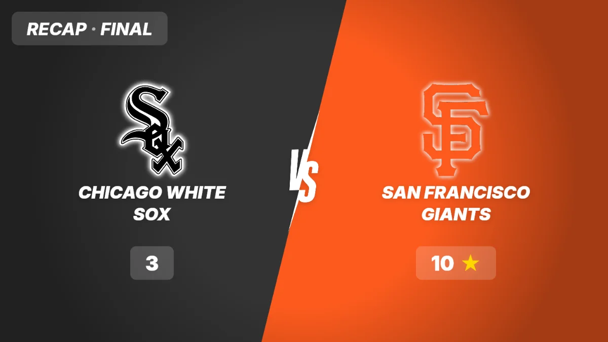 White Sox vs Giants Recap: Sox surge to 9-4 win