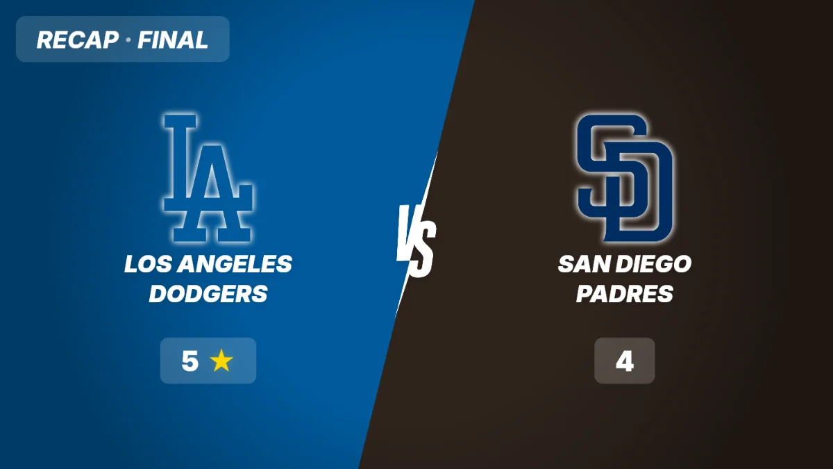 Dodgers vs Padres Recap: Late rally seals 5-4 win
