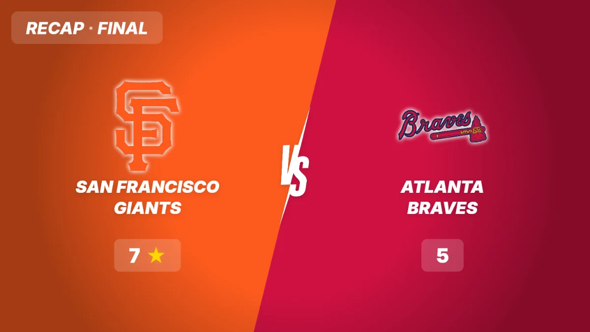 Giants vs Braves Recap: Giants Rally Past Braves 7-5