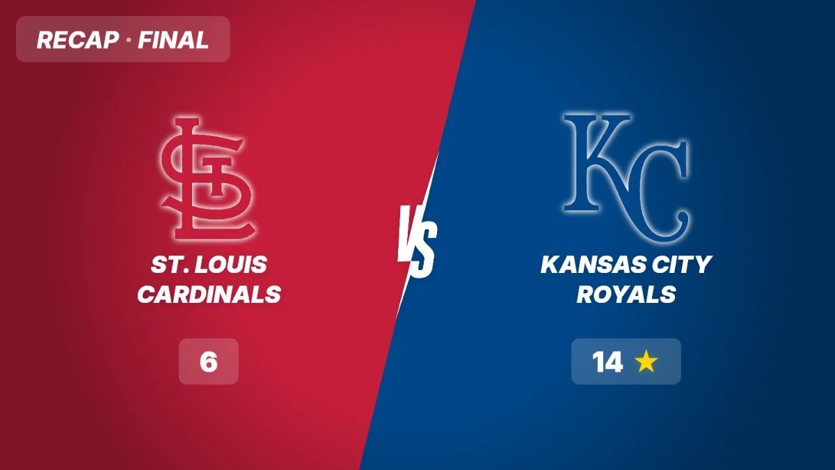 Cardinals vs Royals Recap: Royals roar to 14-6 win