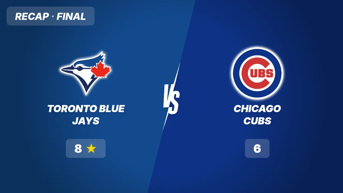 Blue Jays vs Cubs Recap: Drama as Toronto Rallies to 8-6